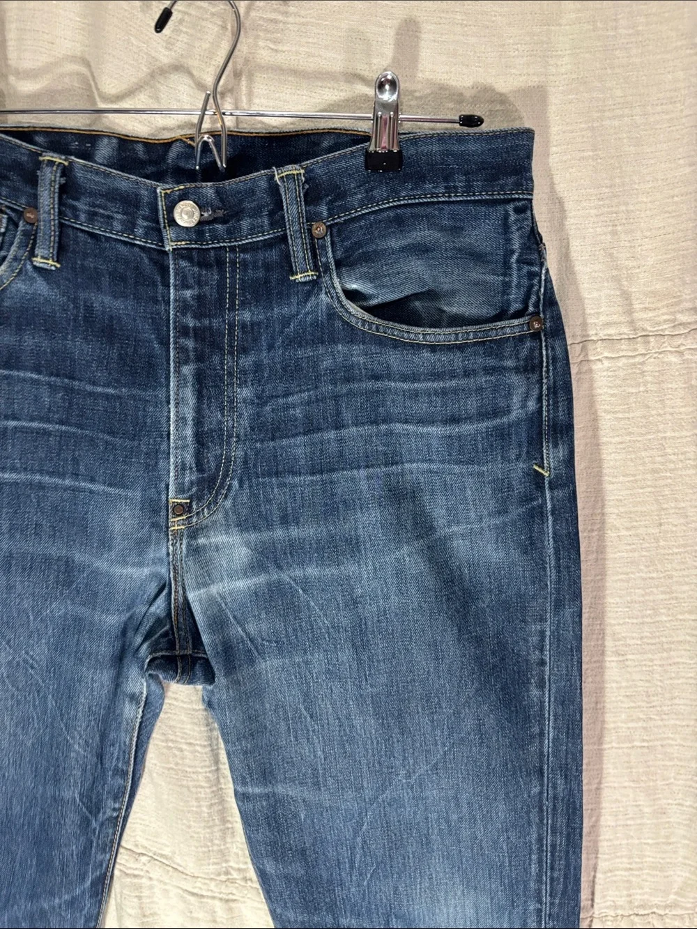Polo Ralph Lauren Men’s Straight Jeans Medium Wash Tag 34x34 Measures 36x32 EUC